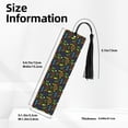 thumbnail image 3 of Kdxio Pixel Game Print Metal Tassel Bookmarks,Perfect Gift for Art Lovers and Bookworms Metal Bookmarks for Women, 3 of 8