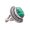 Green malachite, variant on Green Malachite Inlaid Metal Ring Unisex Fashion Jewelry