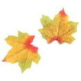 thumbnail image 2 of 100Pcs/Bag Artificial Maple Leaves for Thanksgiving Autumn Leaf Wedding Party Table Decor, 2 of 20