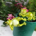 thumbnail image 3 of 2Pcs Tortoise Figure Plant Pot Hanger, Turtle Flower Pot Hugger, Resin Tortoise Statue, Funny Pot Huggers for Planters, Cute Climbing Tortoise Flower Pot Hugger, Garden Fence Balcony Patio Yard, 3 of 8