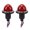 Red, variant on YAHHU 2PCS 72mm Rear Brake Stop Light DC12V Tail Lamp Replacement for Classic Mini Morris Minor Traveller (Red, 2.83 inches / 72 mm)