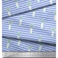 thumbnail image 3 of Soimoi Blue Cotton Voile Fabric Bottle Vase & Floral Stripe Print Fabric by the Yard 42 Inch Wide, 3 of 3