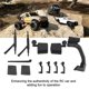 thumbnail image 5 of Juego de manija de puerta, esnórquel, limpiaparabrisas y espejo para carrocería de automóvil RC a escala 1/10 de 313 mm: accesorios de actualización todoterreno, 5 of 8