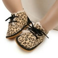 thumbnail image 4 of Baby Boys Girls Fashion Lace up Plush Warm Boots Winter Casual Shoes, 4 of 8