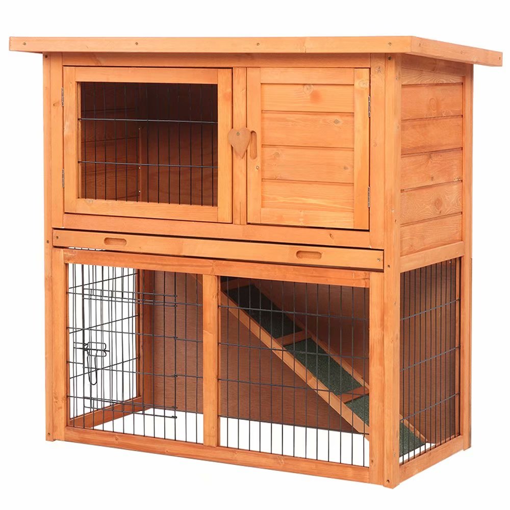 cedar rabbit hutch