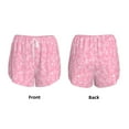 thumbnail image 5 of Picia Breast Cancer Awareness Pattern Women's 2 in 1 Athletic Running Shorts High Waisted Workout Casual Gym Sweat Shorts with Comfy Liner Zipper Pockets-Small, 5 of 9