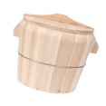 thumbnail image 3 of Cubo vaporizador de arroz, tazón de arroz para sushi, recipiente de arroz redondo, reutilizable y fácil de limpiar Diámetro superior 24 cm., 3 of 9
