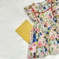 thumbnail image 6 of Little Girl Dresses Colorful Floral Pattern Dress Sleeveless Ruffles Sundress Style Casual Summer Dress Princess Party Dress Kids Sundress,Size 2 Years-3 Years, 6 of 9