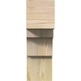 thumbnail image 2 of Ekena Millwork 6"W x 18"D x 18"H Westlake Block Rough Sawn Bracket, Douglas Fir, 2 of 25