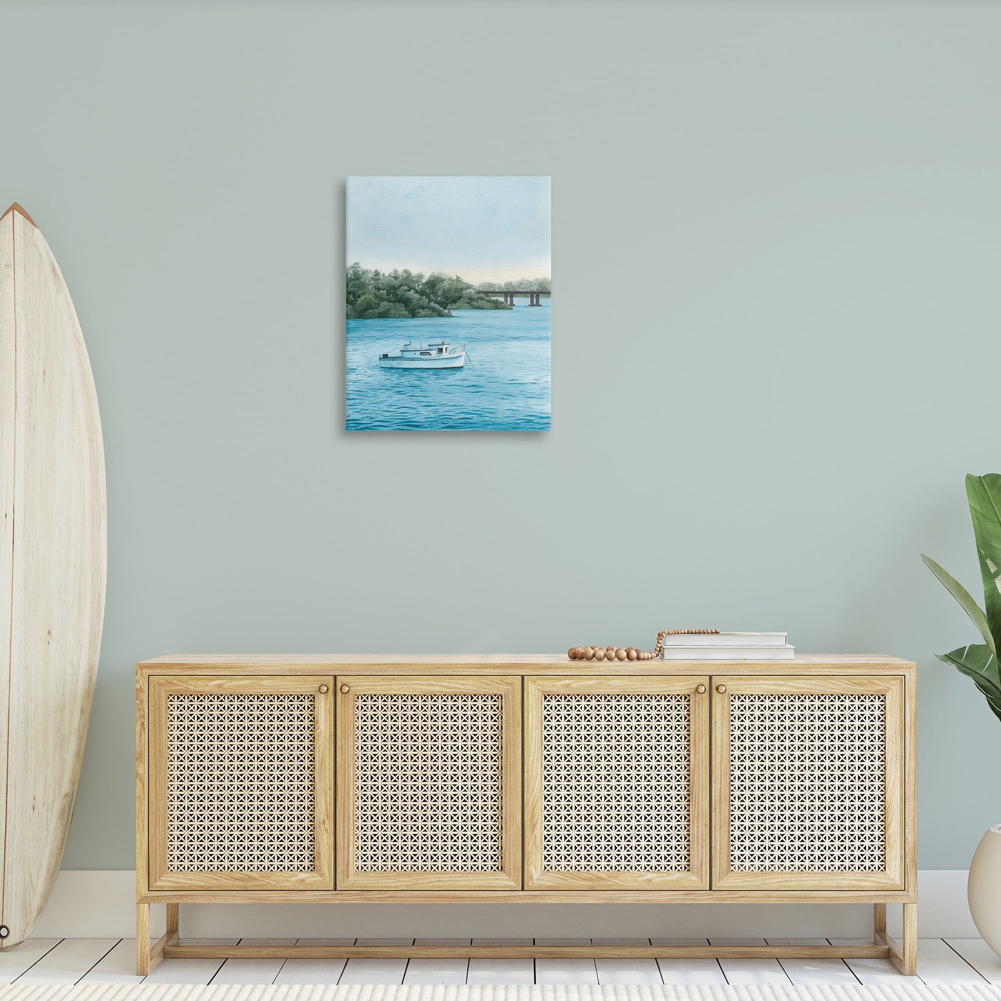 Stupell Industries Traditional Boating Seascape Transportation Photography Gallery Wrapped Canvas Art Print Wall Art, 24 x 30
