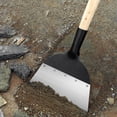 thumbnail image 4 of Raspador de limpieza, raspador de espátula Herramienta de deshierbe agrícola de material acero al manganeso Espátula de para deshierbe Plantar Palear M Baoblaze pala de limpieza, 4 of 8