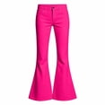 thumbnail image 3 of CAIVO Girls Casual Solid Color Flare Leg Pants For Kids Easy Comfort Everyday Wear Relaxed Fit Versatile Trousers, 3 of 6