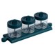 thumbnail image 1 of Caja de condimentos Tarro de especias de plástico para cocina Recipiente de almacenamiento de condimentos a prueba de polvo con cuchara, Verde Kearding HA004571-02, 1 of 7