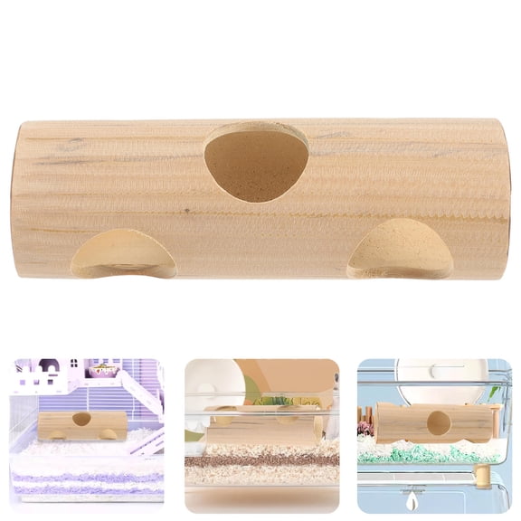 DINHEAROM 1Pcs 7.3X3.3X3.3in Plastic Hamster Tubes and Tunnels for Cage Enrichment