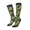 thumbnail image 2 of Fotbe Citrus Fruits Elegant Lemons print Women's Men's Novelty Crew Socks Cotton Socks Knee High Socks for Walking,Running,Nurses,Pregnancy, 2 of 9