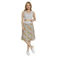 thumbnail image 2 of Women's Old Newspaper Journals Magazines A-line Printed Skirt Casual Wear, S, Pale Brown White Black, by Ambesonne, 2 of 6