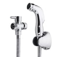 thumbnail image 4 of ABS Faucets Hand Held Bidet Shower Bathroom Spray 3/4  T-adapter Full Set Sprayer Jet, 4 of 17
