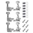 thumbnail image 3 of 6 Pcs Tuning Chevilles Alliage de Zinc Tête de Machine Tuner Robuste Confortable Argent Guitare Acoustique Cordes Tuning Keys, 3 of 10