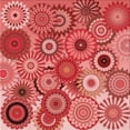 thumbnail image 1 of Ahgly Company Tapis d'Aire Intérieur Lavable à la Machine, Carré, Transitionnel, Rouge, 8 Pieds Carré, 1 of 7