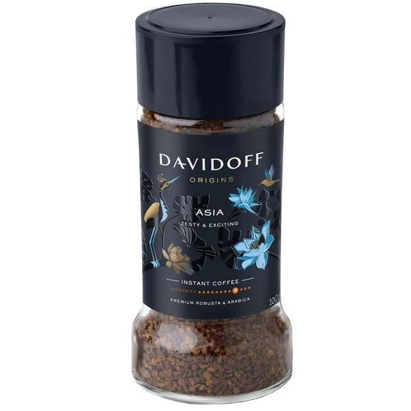 Davidoff Origins Asia Instant Coffee Premium Robusta & Arabica 100g/ 0.22lb