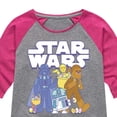 thumbnail image 3 of Star Wars - Easter Logo - Toddler And Youth Girls Shirt Tail Raglan, 3 of 5
