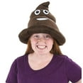 thumbnail image 2 of Rhode Island Novelty Brown Emoticon Poop Hat 1 Per Order, 2 of 4