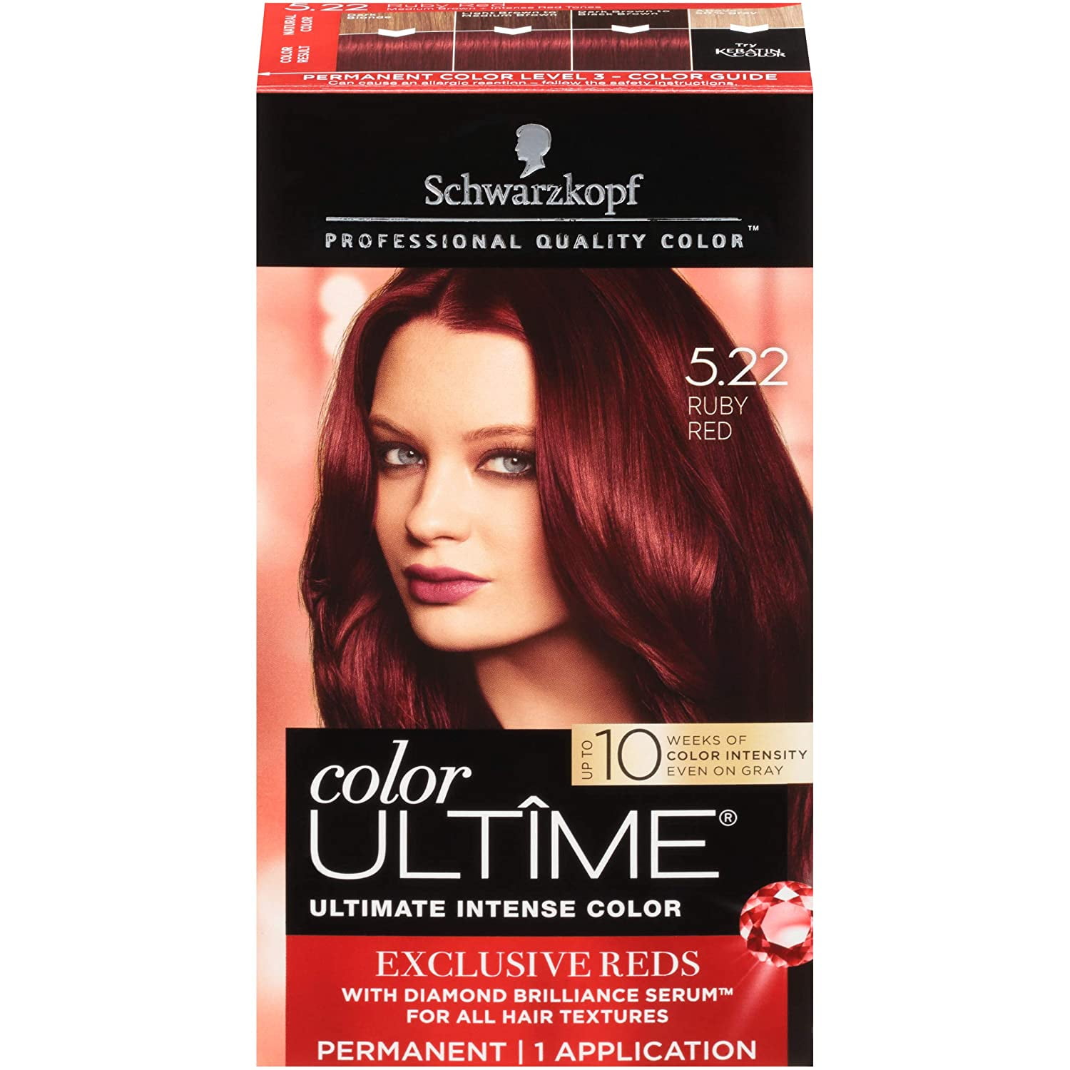 Color Ultime Hair Color Cream, 5.22 