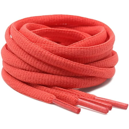 

Wish 2 pairs of oval shoelaces sports shoelaces are suitable for sports / running shoes and the rope is one size（Peach pink） S2660