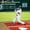 red, variant on WAASOSCON 3x1.16m/10x3.8 Ft Anti-Slip Baseball Turf with Home Plate, Baseball Practice Mat for Hitting Training, Green