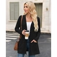 thumbnail image 4 of MISFAY Women's Cardigans Long Sleeve with Pockets - Open Front Lightweight Cardigan, 4 of 5