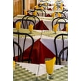 thumbnail image 2 of Kaveney, Wendy 11x14 Gold Ornate Wood Framed with Double Matting Museum Art Print Titled - Italy, Venice Colorfully prepared cafe tables, 2 of 4