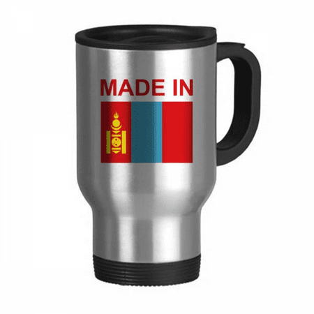 

Mongolia Country Love Travel Mug Flip Lid Stainless Steel Cup Car Tumbler Thermos