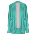 thumbnail image 3 of ShomPort Women's Casual Cardigan with Pockets Soft Front Open Long Sleeve Solid Color Jacket Coat, 3 of 5