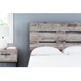 thumbnail image 3 of Signature Design by Ashley Neilsville Rustic Coastal Full Panel Headboard, Ready-to-Assemble, Whitewash Butcher Block, 3 of 6