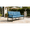 Blue, variant on Leumius Outdoor Patio Sofa,Metal 3-Seat Couch with Thick Cushions,Patio Conversation Sofa Couch for Deck Garden Poolside,Beige