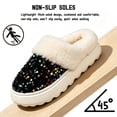 thumbnail image 5 of CHICVOMEY Women's Fuzzy Sequin Slippers Sparkly Non-slip Memory Foam Ladies House Shoes Indoor Outdoor Comfy Warm Slippers, 5 of 9