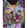 thumbnail image 2 of Dean Russo Collection 15x18 Black Ornate Wood Framed with Double Matting Museum Art Print Titled - Yorkie, 2 of 4