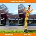 thumbnail image 5 of Inflatable Tube Man Cheese Steak Wacky Wavy Dancing Guy for Outdoor Decoration Advertising Business Promotion - Food Theme (Blower Not Included), 5 of 8