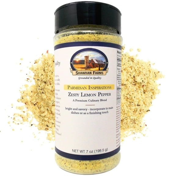 Zesty Lemon Pepper Parmesan Seasoning Topper | Shawhan Farms