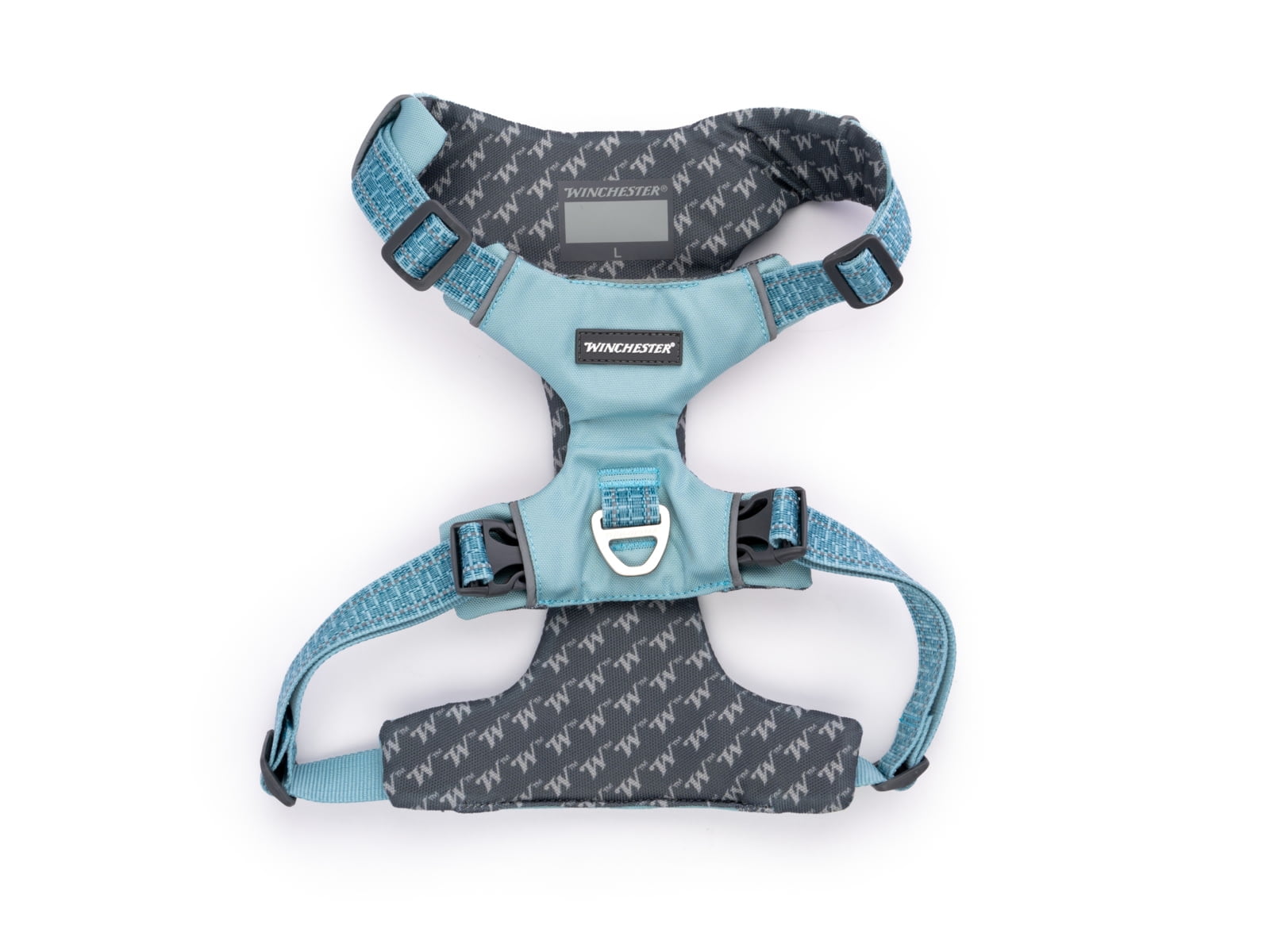 Winchester Pet Comfort-Fit No-Pull Padded Dog Harness, Aqua Haze, M