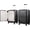 Black, variant on Top Opening Expandable Checked Suitcase, Black, 28" | Checked Luggage, Trunk Style, Deep Front Compartment, PC Hard Shell, TSA Approved, 360°Spinner Wheels, 105L-115L, FX-Core