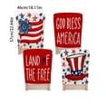 thumbnail image 3 of Independence Day Chair Covers Set Of 4 Memorial Day 4th Of July Decorations For Home Kitchen Dining Party Holiday Decor, 3 of 6