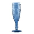 thumbnail image 1 of Weddingstar Vintage Style Pressed Glass Wine Flute - Blue, 1 of 3