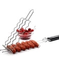 thumbnail image 4 of Yuarrent Clip metálico para barbacoa de amplia aplicación, cesta para asar a la parrilla práctica y práctica, portátil Estufas de camping, 4 of 6