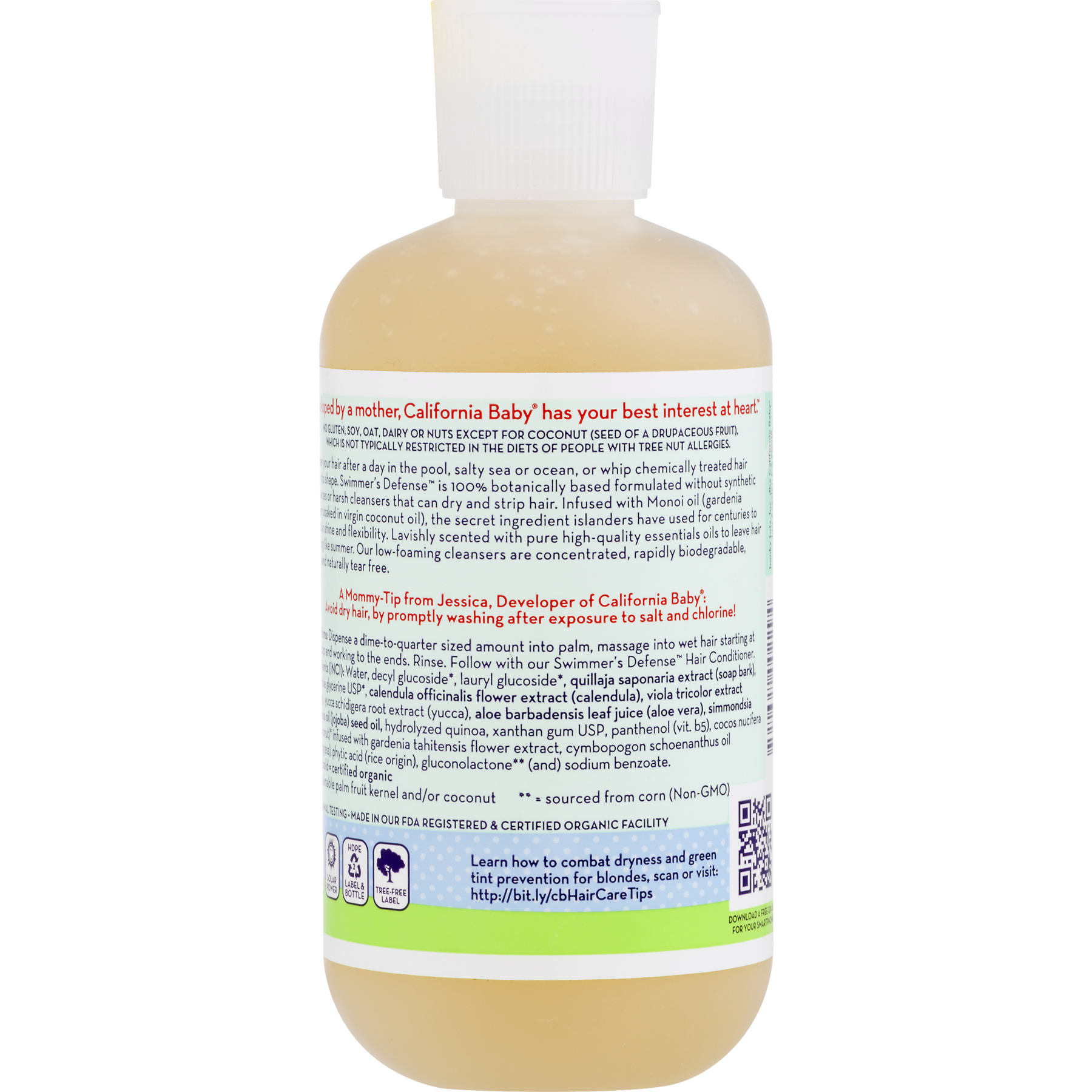 california baby swimmer's defense