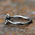 thumbnail image 4 of ZMY Home Stainless Steel Band Ring - Wire Knot Design Stylish Jewelry (6), 4 of 6