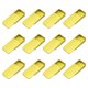 thumbnail image 1 of 12Pack Contenedores de Estaño con Tapa Deslizante, 3"x2"x0.6" Mini Latas Metálicas Vacías con Tapas Deslizantes, Oro Claro, 1 of 7