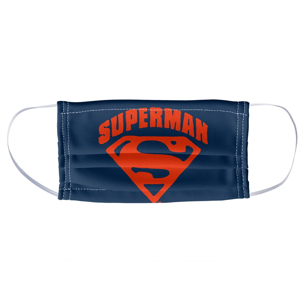 Superman Super Shield 1-Ply Reusable Face Mask Covering, Unisex