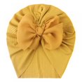 thumbnail image 1 of TINKER Soft Newborn Baby Solid Color Hat Baby Turban Elastic Cap, 1 of 7