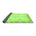 thumbnail image 2 of Ahgly Company Indoor Rectangle Oriental Green Modern Area Rugs, 2' x 4', 2 of 4